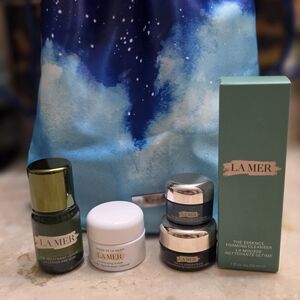 La Mer Skincare Bundle 5pc Luxe Sample + La Mer Bag
